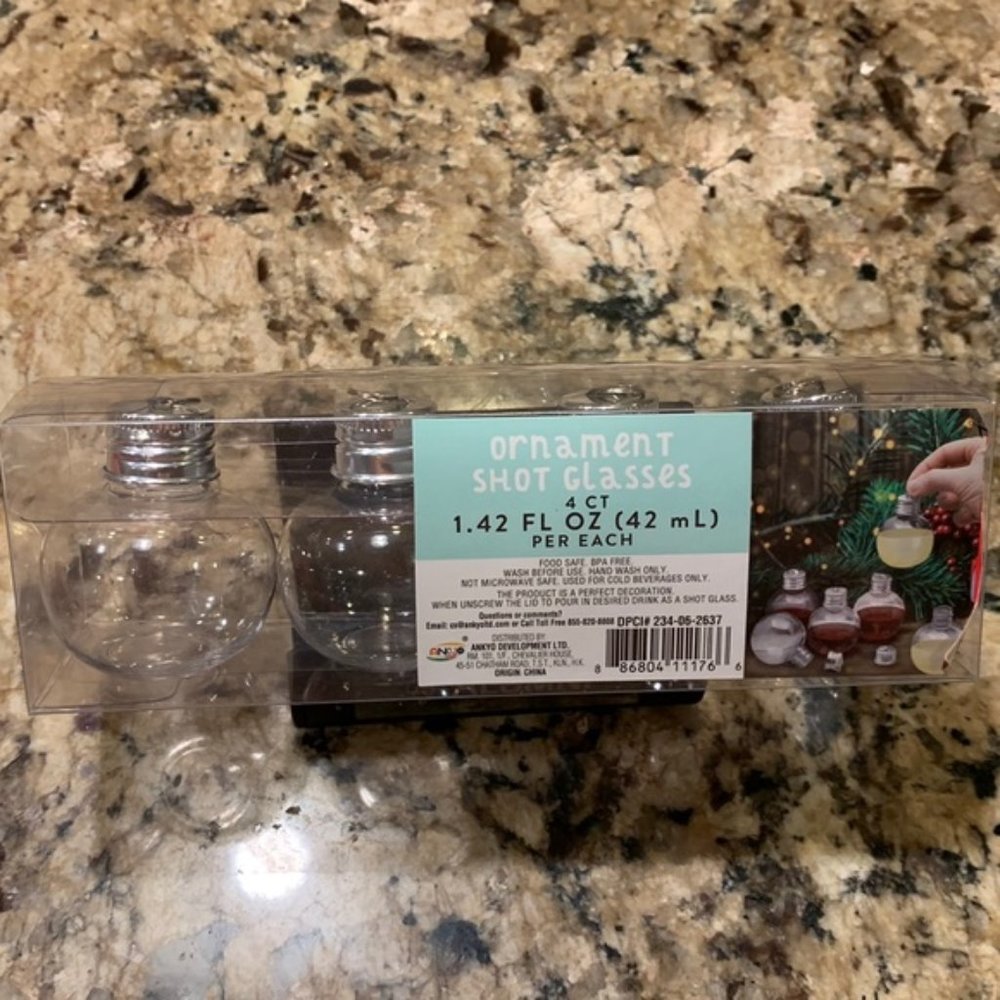 Ornament shot glasses - Set of 4